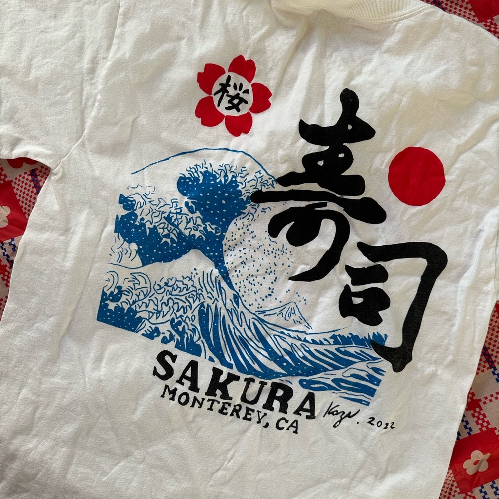Vintage Monterey, CA Sakura Sushi T-Shirt